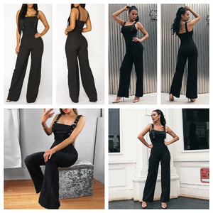 Black Elegant Skinny Jumpsuit