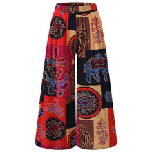 Load image into Gallery viewer, Mult Print Wide Leg Trousers