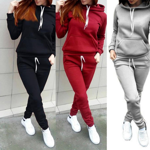 Women Hoodies Warmup  Tracksuit