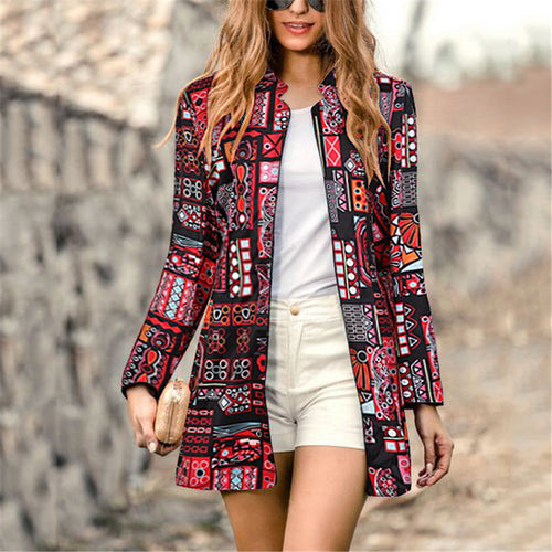 Retro Print Jacket