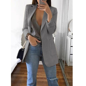 Casual Long Blazer