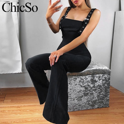 Black Elegant Skinny Jumpsuit