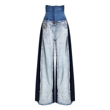 Load image into Gallery viewer, High Waist Patchwork Denim Jeans