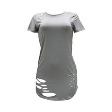 Load image into Gallery viewer, Asymmetrical Distressed Top