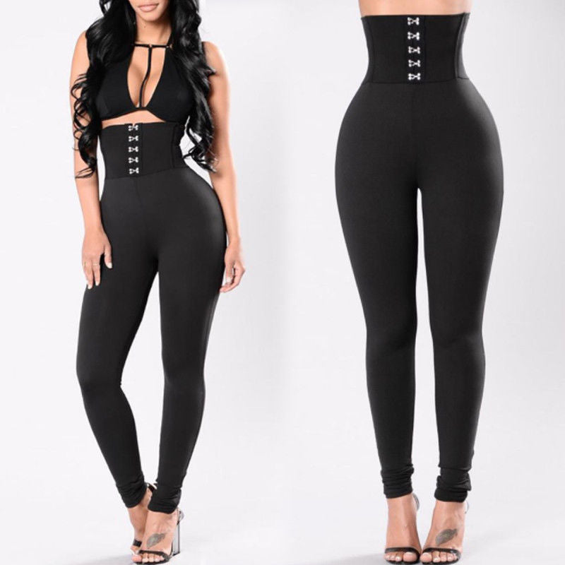 High Waist Pencil Trousers