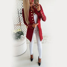 Load image into Gallery viewer, Women&#39;s Military Inspired Button Down Blazer